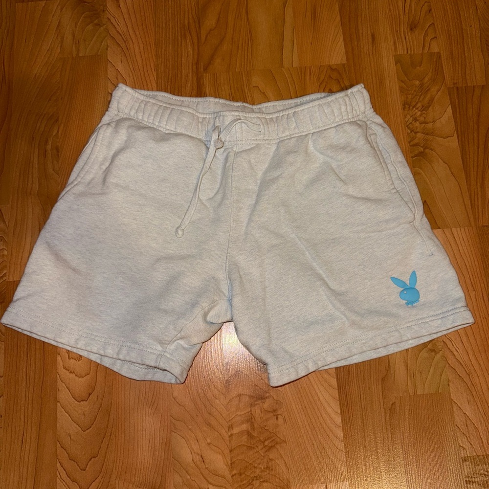 PLAYBOY Pacsun Soft White Lounge Shorts